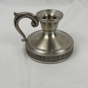 HAUGRUD Pewter Candle Stick Holder